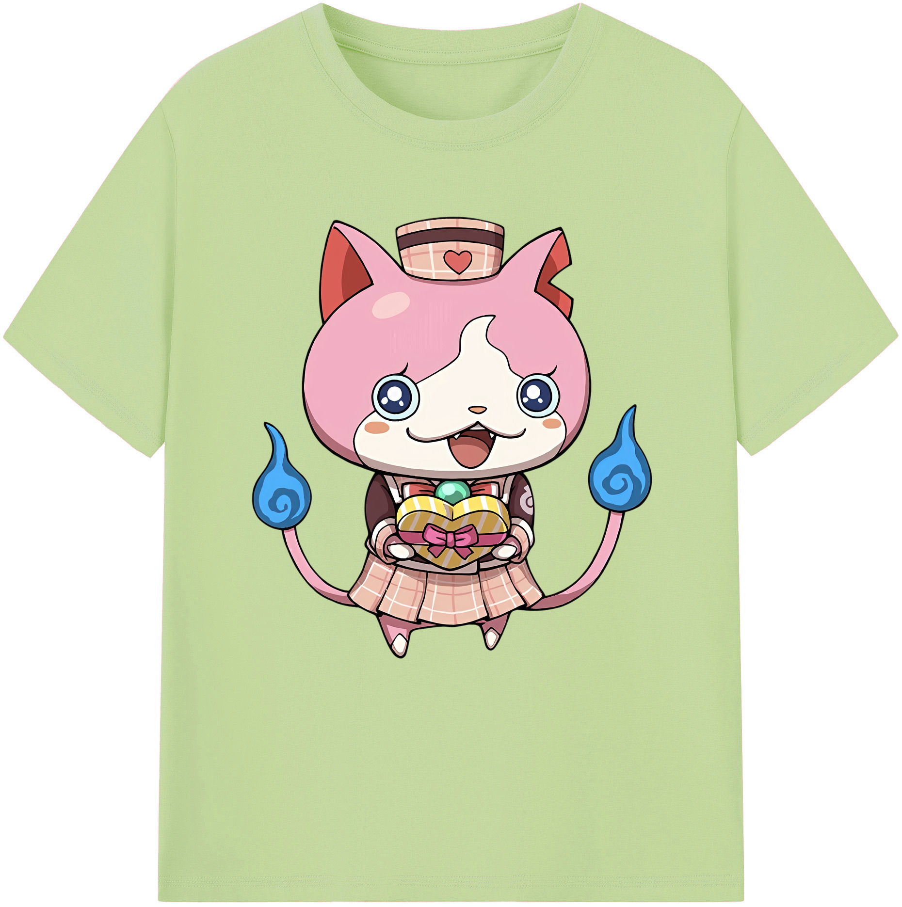 （画像用） 妖怪ウォッチ Yo-kai Watch 綿100％半袖Tシャツ（フロントプリント）